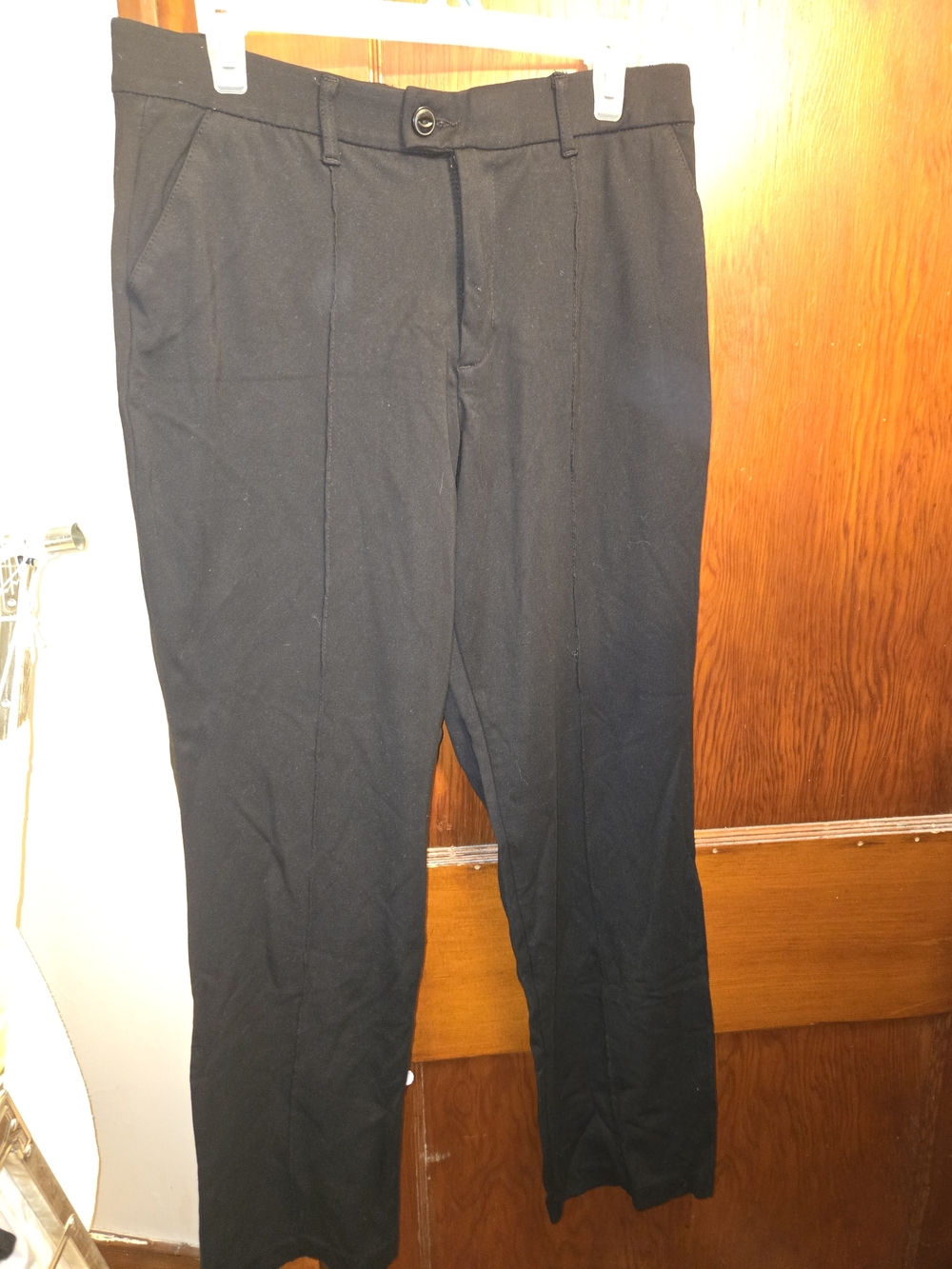 Lee Women's Straight-Leg Dress Pants in Black
